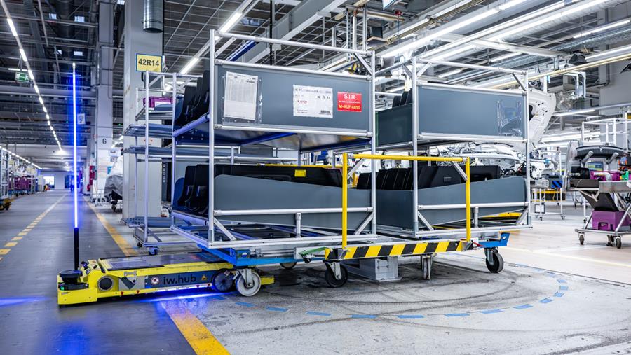 Intelligent geconnecteerde fabriek van BMW