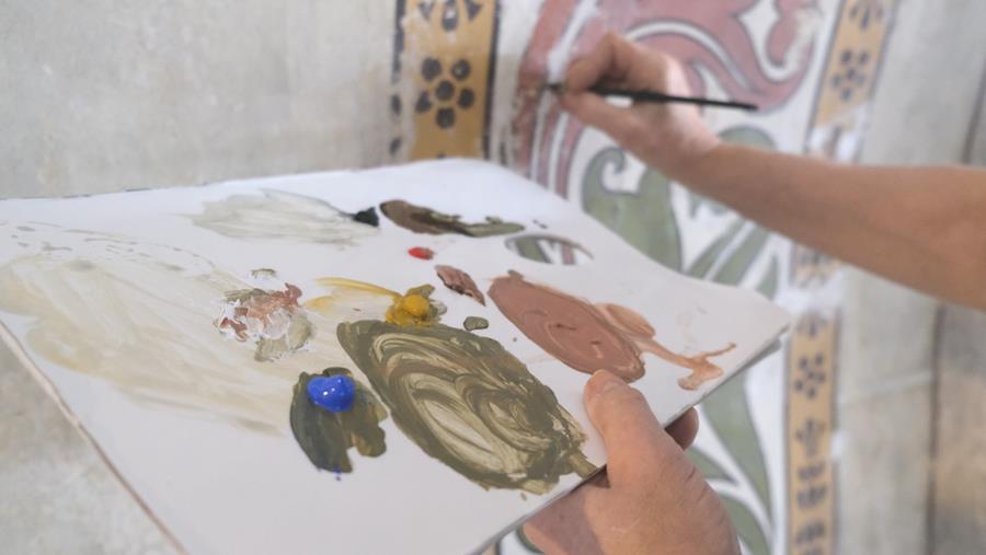 "La restauration d'intérieur est devenue ma passion, ma petite contribution à la préservation du patrimoine belge"