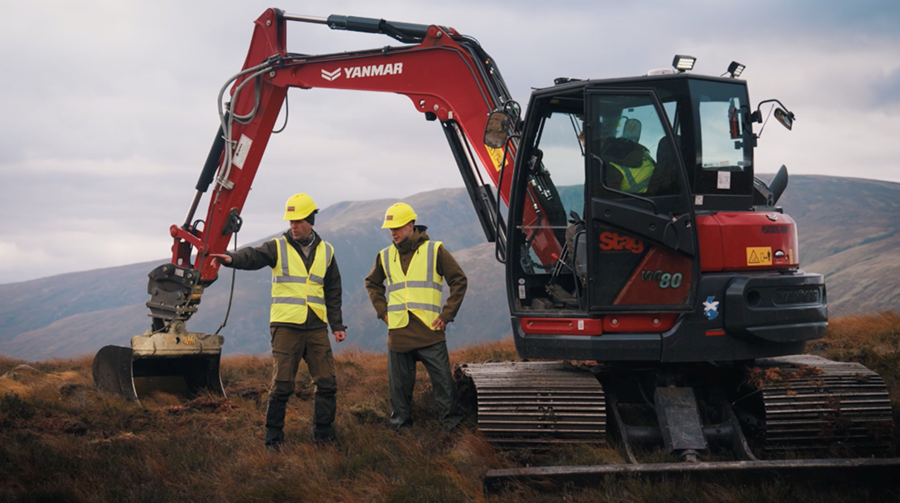 Yanmar op de Highlands